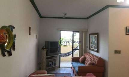 Apartamento em Ubatuba todo mobiliado e planejado de 2 dormitórios com suíte e lazer com piscina e churrasqueira