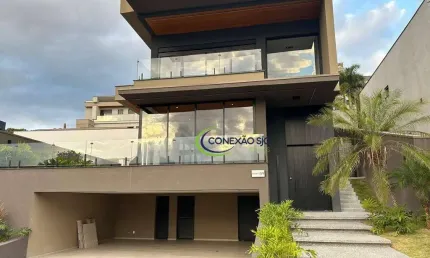 Sobrado com 4 dormitórios à venda, 465 m² por r$ 4.500.000,00 - condomínio residencial alphaville - são josé dos campos/sp