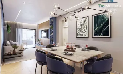 Apartamento com 1 quarto à venda na Avenida Presidente Castelo Branco, 18596, Balneário Flórida, Praia Grande