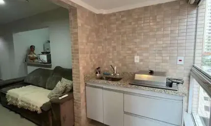 Apartamento com 1 quarto, Aviação, Praia Grande - R$ 480 mil, Cod: 71672931