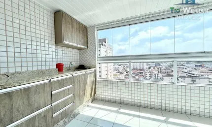 Apartamento com 1 quarto, aviação, praia grande - r$ 360 mil, cod: 71672961