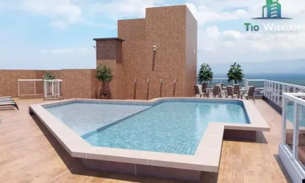 Apartamento com 1 quarto à venda na Rua Itapoan, 78, Guilhermina, Praia Grande