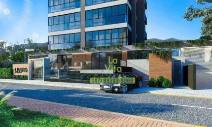 Apartamento novo com 3 dormitórios à venda, 110 m² por r$ 759.000 - velha - blumenau/sc | la vita imóveis