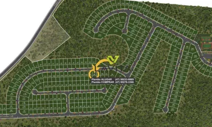 Terreno à venda, 359 m² por r$ 332.000 - ponta aguda - blumenau/sc | la vita imóveis