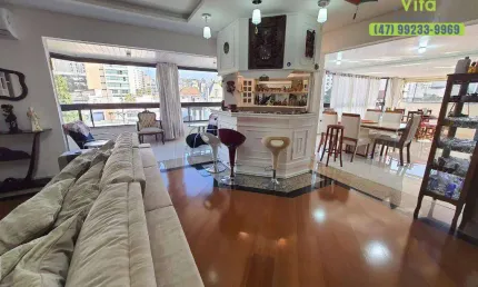 Apartamento com 5 dormitórios à venda, 560 m² por r$ 4.850.000,00 - jardim blumenau - blumenau/sc
