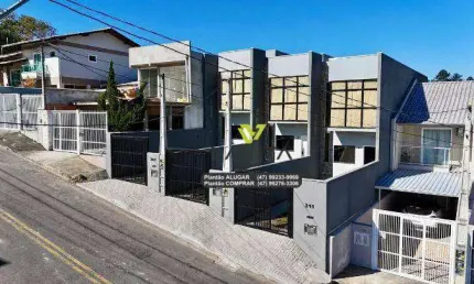 Casa nova a venda com 3 dormitórios, sendo 1 suíte - 135m² - bairro fortaleza alta - blumenau sc | la vita imóveis