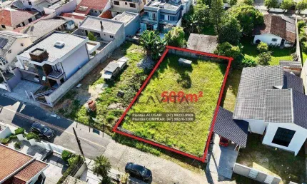 Terreno a venda, 508m² - 16,8m frente - bairro bela vista - loteamento são francisco - gaspar sc | la vita imóveis