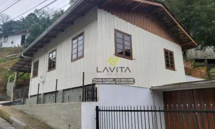 Casa no bairro ponta aguda em blumenau próximo ao anel viário norte apenas r$ 1.800,00