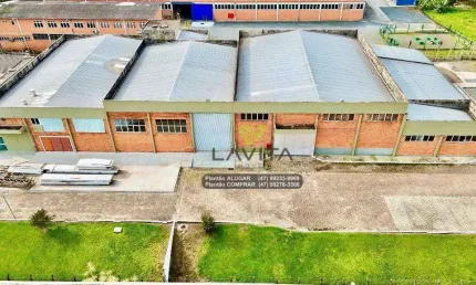 Extenso Galpão no Bairro Itoupavazinha em Blumenau com 4900 m² com fácil acesso a BR 470