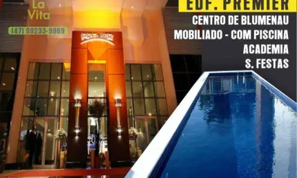 Apartamento com 1 dormitório à venda, 27 m² por R$ 295.000,00 - Centro - Blumenau/SC