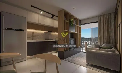Apartamento com 2 dormitórios à venda, 46 m² por R$ 350.000,00 - Vorstadt - Blumenau/SC