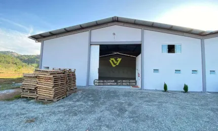 Galpão para alugar, 355 m² por R$ 6.638,33/mês - Belchior Baixo - Gaspar/SC