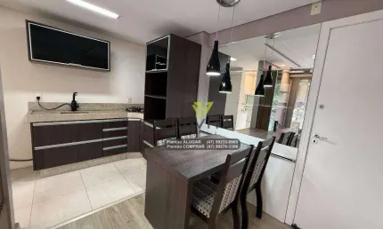 Apartamento no arbóris - mobiliado com 2 dormitórios para alugar, por r$ 2.700/mês - escola agrícola - blumenau/sc | la vita imóveis