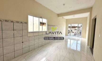Casa com 2 dormitórios para alugar, 90 m² por R$ 1.885,01/mês - Figueira - Gaspar/SC