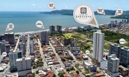 Apartamento com 3 Suítes no Ilha de Sardenha Residencial com 129,95m² privativos - Praia do Pereque - Porto Belo SC | La Vita Imóveis