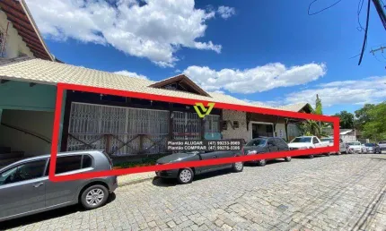 Sala, loja comercial térrea para alugar, aluguel, locação com 500m² por r$ 6.000/mês - itoupava norte - blumenau/sc | la vita imóveis