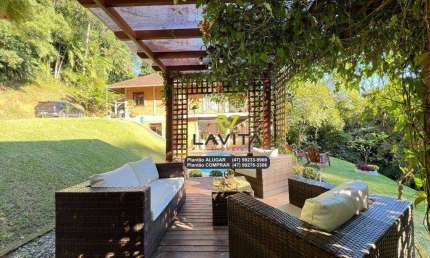 Belíssimo Sitio, linda Casa com Piscina, Terreno com 20.000m² a Venda - Vila Itoupava - Blumenau SC | La Vita Imóveis