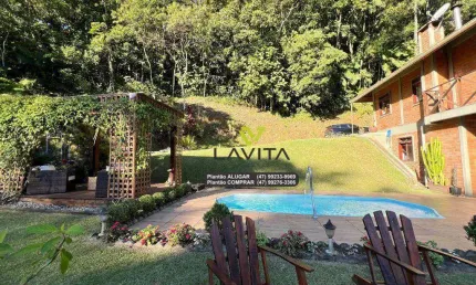Belíssimo Sitio, linda Casa com Piscina, Terreno com 20.000m² a Venda - Vila Itoupava - Blumenau SC | La Vita Imóveis