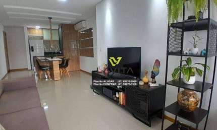Apartamento com 2 dormitórios para alugar, 75 m² por R$ 3.825,00/mês - Victor Konder - Blumenau/SC