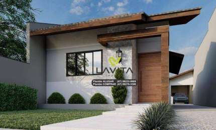Casa com 3 dormitórios à venda, 95,7m² por R$:430.000,00 – Poço Grande – Gaspar/SC