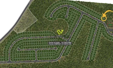 Terreno à venda, 370 m² por R$ 520.000,00 - Ponta Aguda - Blumenau/SC