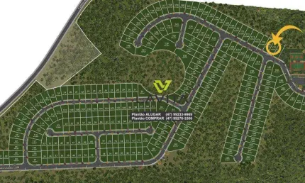 Terreno à venda, 375 m² por R$ 480.000,00 - Ponta Aguda - Blumenau/SC