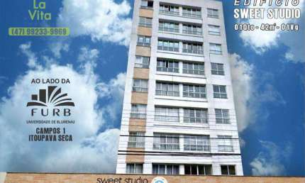 Apartamento com 1 dormitório para alugar, 42 m² por R$ 2.312,00/mês - Itoupava Seca - Blumenau/SC