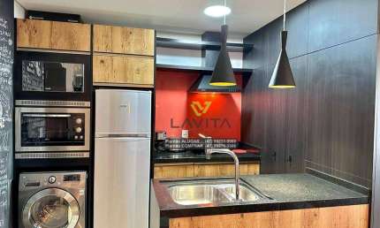 Apartamento com 1 dormitório para alugar, 27 m² por R$ 2.200/mês - Centro - Blumenau/SC