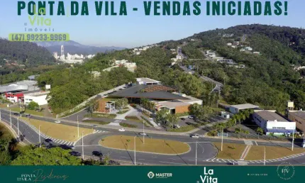 Terreno a venda - condomínio fechado ponta da vila - bairro ponta aguda - blumenau/sc | la vita imóveis
