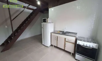 Apartamento com 1 dormitório para alugar, 34 m² por R$ 1.100,02/mês - Ponta Aguda - Blumenau/SC