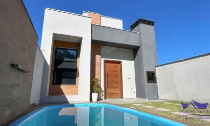 CASA COM 3 DORMITÓRIOS E PISCINA BALNEÁRIO NEREIDAS