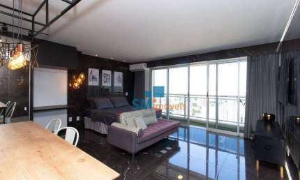 Apartamento com 1 dormitório à venda, 45 m² por R$ 800.000,00 - Santo Amaro - São Paulo/SP