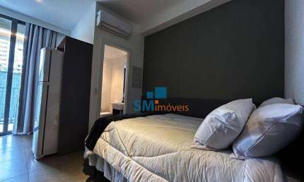 Apartamento 21m² Alto Padrão - 01 Dormitório - Aluga-se - Moema