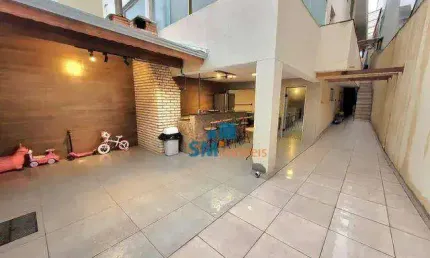Casa com 3 dormitórios à venda, 241 m² por r$ 845.000,00 - vila floresta - santo andré/sp