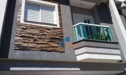 Sobrado com 2 dormitórios à venda, 73 m² por R$ 440.000,00 - Vila Camilópolis - Santo André/SP