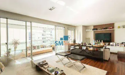 Apartamento com 3 dormitórios à venda, 154 m² por r$ 2.300.000,00 - brooklin paulista - são paulo/sp