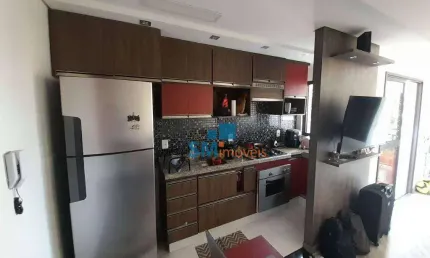 Apartamento com 2 dormitórios à venda, 41 m² por R$ 300.000,00 - Vila Valparaíso - Santo André/SP