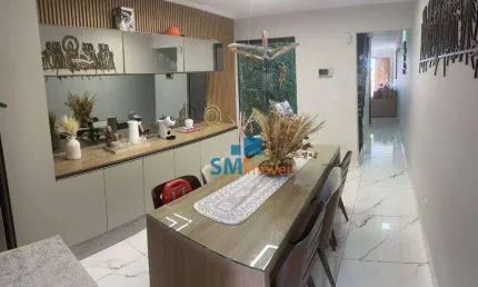 Sobrado encantador com 3 dormitórios mobiliados à venda, 180 m² por r$ 800.000 - vila nhocune - são paulo/sp