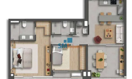 Apartamento com 2 dormitórios à venda, 74 m² por r$ 3.849.873,93 - jardim europa - são paulo/sp