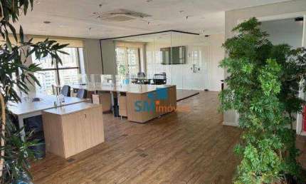 Sala Comercial Mobiliada 158m², 02 banheiros e 02 vagas - Aluga-se - Campo Belo