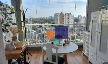 Studio Mobiliado 35m² com vaga - Vende na Chácara Santo Antonio