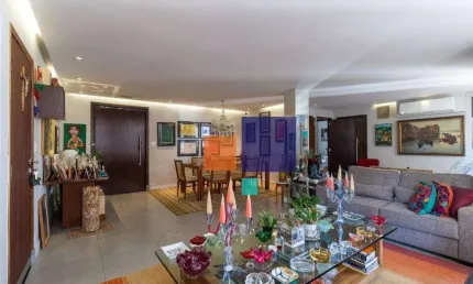 Apartamento mobiliado 142m², 03 dormitórios (01 suíte), 04 banheiros e 02 vagas - vende na cerqueira césar