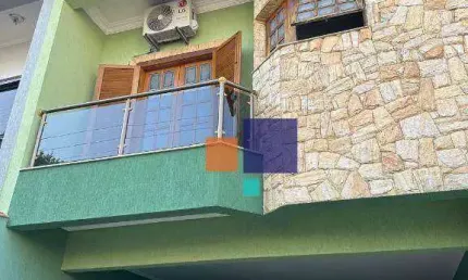 Sobrado com 3 dormitórios à venda, 195 m² por R$ 980.000,00 - Vila Camilópolis - Santo André/SP