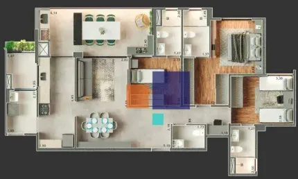 Apartamento com 3 dormitórios à venda, 109 m² por r$ 1.200.000,00 - campestre - santo andré/sp