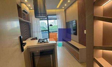 Lindo Apartamento Mobiliado com 32m² com 01 dormitório s/ vaga  - Aluga-se em Moema