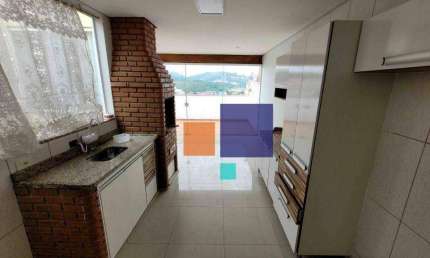 Cobertura duplex com 2 dormitórios à venda, 78 m² por R$ 370.000 - Vila Progresso - Santo André/SP