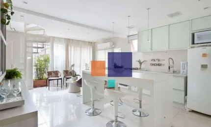 Apartamento duplex mobiliado com 69m² com 01 suíte e 01 vaga - vende-se na vila nova conceição
