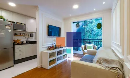 Apartamento a venda com 54m², com 2 quartos, 1 suite, uma vaga coberta