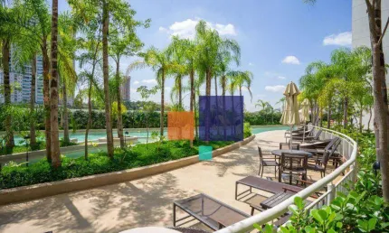 Apartamento a venda com 49m², com 1 quarto, 1 banheiro e 2 vagas - no alphaville