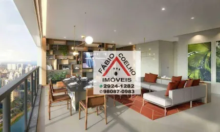 Apartamento espetacular com 3 dormitórios à venda, 142 m² - chácara itaim - são paulo/sp